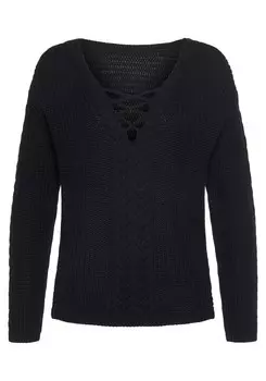 Свитер Lascana, черный