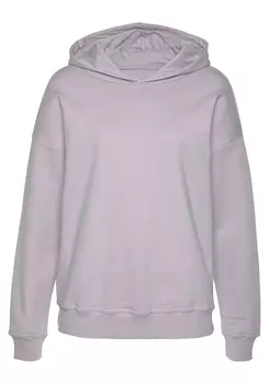 Свитер LASCANA Hoodie, цвет flieder