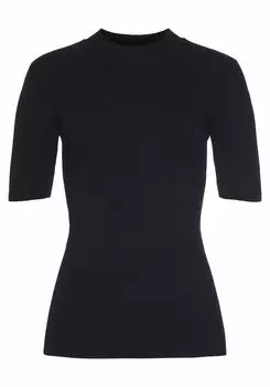 Свитер LASCANA Kurzarm, черный