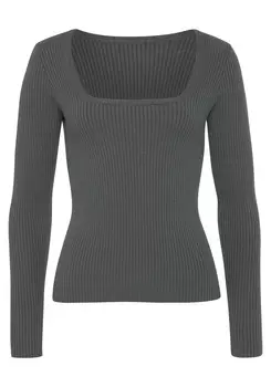 Свитер LASCANA Strick, цвет olivgrn