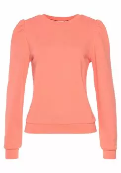 Свитер LASCANA Sweatshirt, цвет papaya