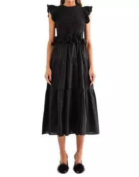 Свитер Laura и хлопковое платье-миди черного цвета Sofie the Label