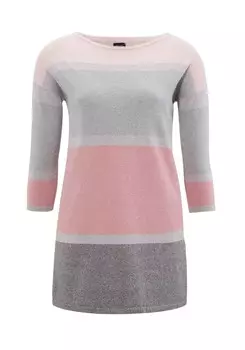 Свитер LAURA SCOTT, цвет Silver grey/Light grey/Rose