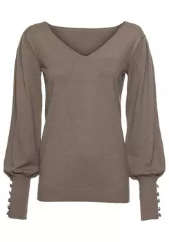 Свитер LAURA SCOTT, коричневый