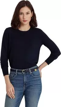 Свитер Lauren Ralph Lauren Cotton-Blend Sweater, цвет Lauren Navy