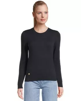 Свитер Lauren Ralph Lauren Petite Cotton-Blend Sweater, цвет Lauren Navy