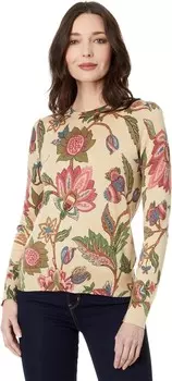 Свитер Lauren Ralph Lauren Petite Floral Cotton-Blend Sweater, цвет Cream Multi
