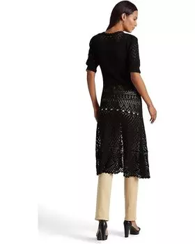 Свитер LAUREN Ralph Lauren Pointelle Cardigan, цвет Polo Black