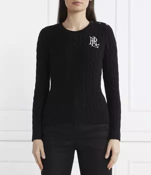 Свитер LAUREN RALPH LAUREN Regular Fit, черный