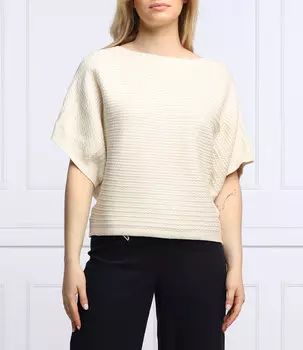 Свитер LAUREN RALPH LAUREN zoyenne relaxed fit, кремовый