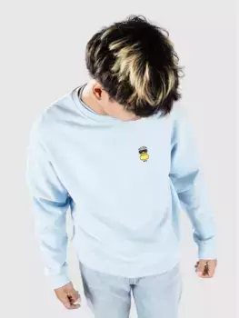 Свитер Lazy Sunny Day с круглым вырезом Iriedaily, голубой