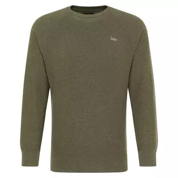 Свитер Lee Raglan Crew Knit Crew Neck, зеленый