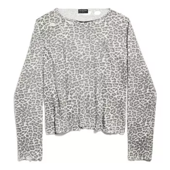 Свитер leopard sweater 'brown' Balenciaga, коричневый