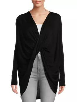 Свитер «летучая мышь» Xia Twist Rd Style, черный