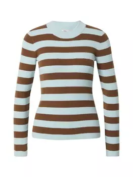 Свитер LEVI'S CREW RIB SWEATER, голубой/коричневый