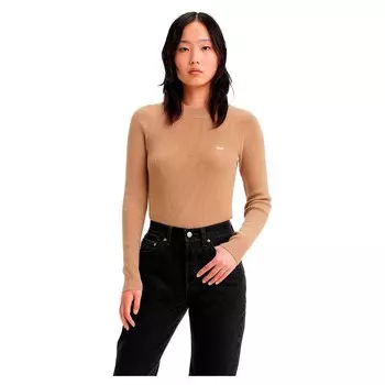 Свитер Levis Rib Crew Neck, коричневый