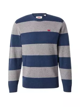 Свитер LEVIS Sweater, цвет marine blue/mottled grey