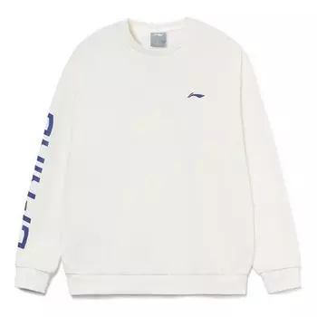Свитер Li-Ning Training Series Stay Warm Fleece Pullover 'White', белый