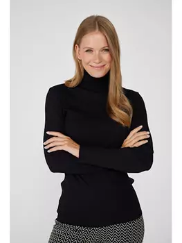 Свитер LIEBLINGSSTCK Rollkragen, черный