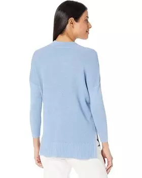 Свитер Lilla P 3/4 Sleeve Shawl Collar Tunic Sweater, цвет Ocean