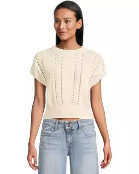 Свитер Lilla P Wedge Crewneck Sweater, песочный