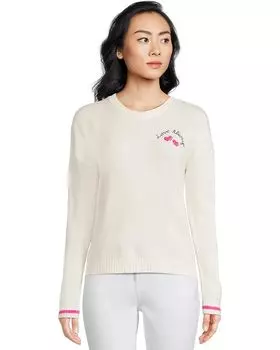 Свитер Lilly Pulitzer Pippy Sweater, цвет Coconut Love Always Embroidery