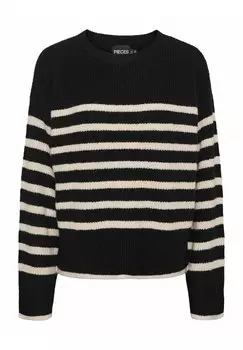 Свитер LINE Pieces, черный