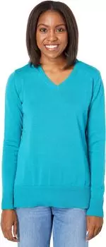 Свитер Lisette L Montreal Ellie Organic Cotton V-Neck Sweater, цвет Teal