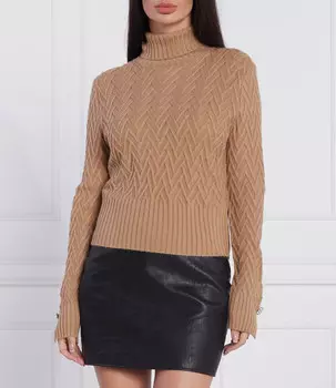 Свитер Liu Jo regular fit, коричневый