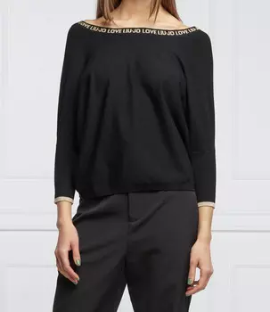 Свитер Liu Jo Relaxed fit, черный