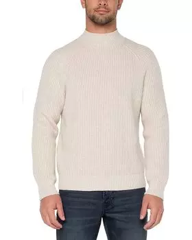 Свитер Liverpool Los Angeles Shaker Stitch Mock Neck, цвет Oatmeal Multi