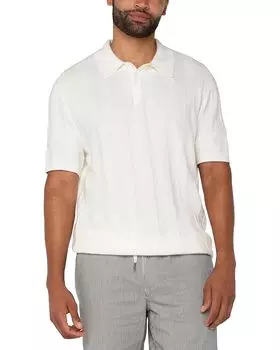 Свитер Liverpool Los Angeles Short Sleeve Sweater Knit Polo, цвет Ivory