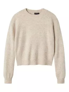 Свитер LMTD Sweater NLFLODET, пятнистый бежевый