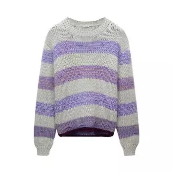 Свитер Loewe Sweater 'Grey/Purple', серый