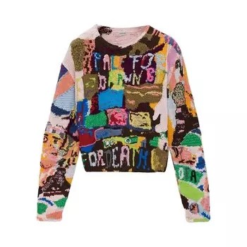 Свитер Loewe Wool Sweater Multicolor, разноцветный