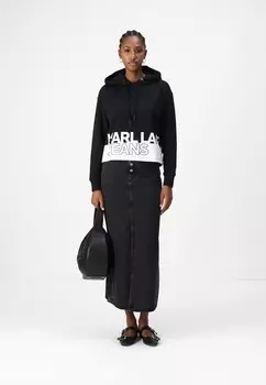 Свитер LOGO HOODIE Karl Lagerfeld, черный