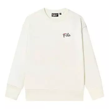 Свитер logo print sweater 'white' Fila, белый