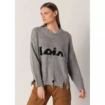Свитер Lois Jeans Round Neck, серый