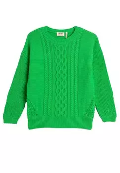 Свитер Long Sleeve Crew Neck . Koton, зеленый
