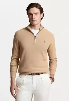 Свитер Long Sleeve Polo Ralph Lauren, цвет camel melange