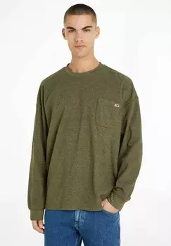 Свитер LONGSLEEVE RLX WAFFLE SNIT Tommy Jeans, зеленый