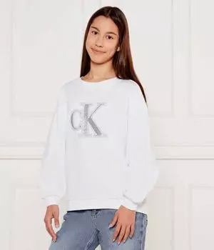 Свитер Loose fit Calvin Klein Jeans, белый
