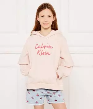 Свитер Loose fit Calvin Klein Jeans, розовый