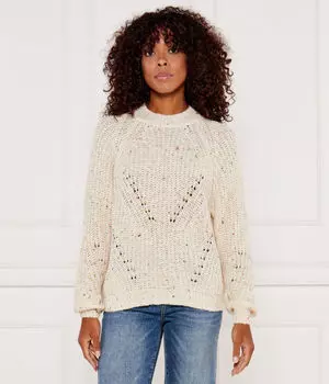 Свитер Loose fit Desigual, экрю
