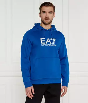 Свитер Loose fit Ea7, синий
