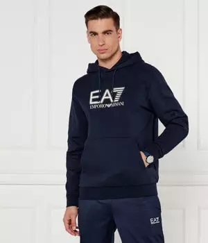 Свитер Loose fit Ea7, синий