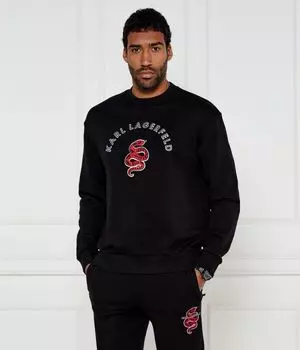 Свитер Loose fit Karl Lagerfeld, черный