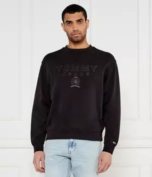 Свитер Loose fit Tommy Jeans, черный