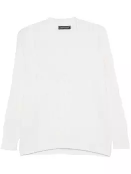 Свитер Lorena Antoniazzi с косичной вязкой, серый