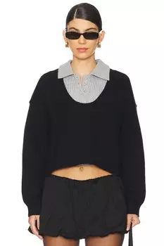 Свитер лоуэна Line & Dot, черный